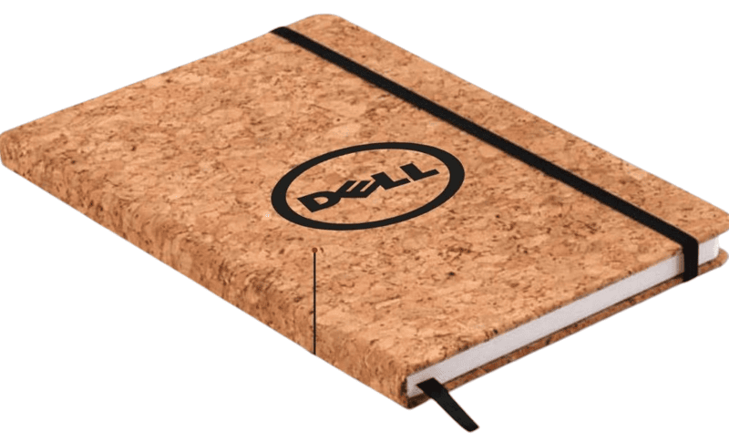 Cork Eco friendly A5 notebook with Hard bound cover and Elastic fastener Cork Eco friendly A5 notebook with Hard bound cover and Elastic fastener