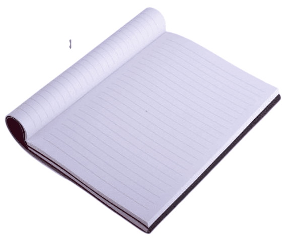 Double side folding notebook with Elastic Fastener Double side folding notebook with Elastic Fastener