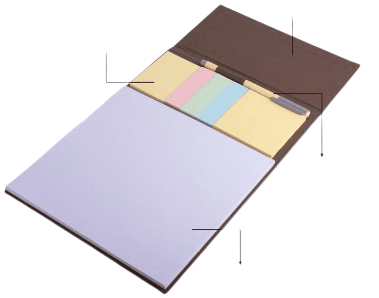 Conference Pad with Sticky notes & Pen