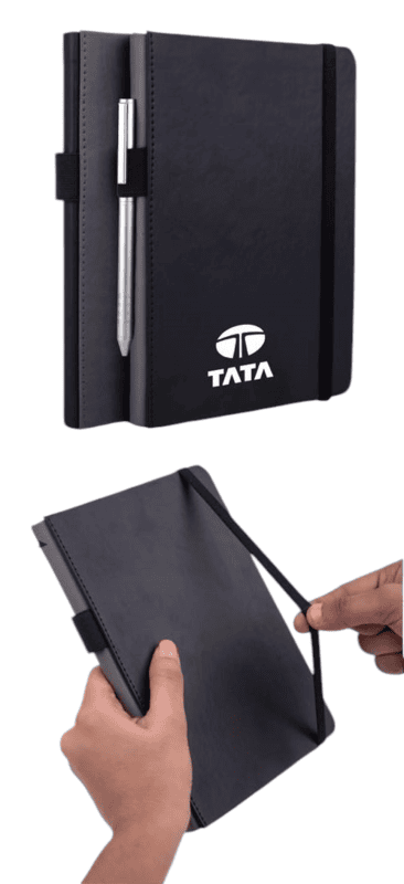 Alpha A5 notebook with Pen Slot |