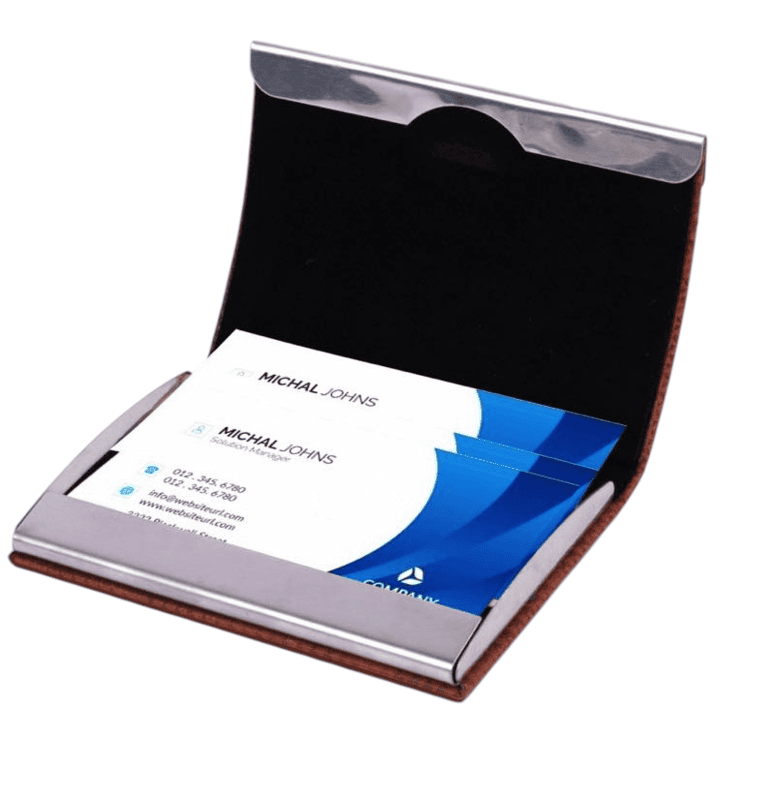 Stainless Steel Magnetic Visiting Card holder