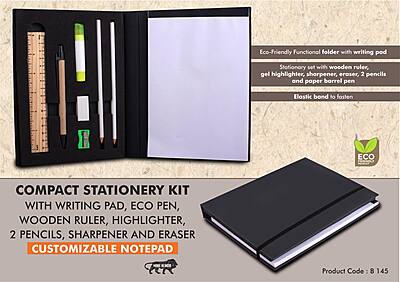 Compact Stationery kit with Writing pad,