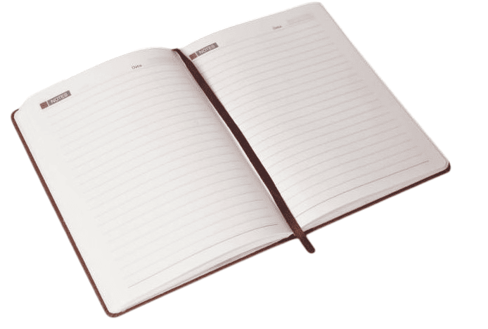 Wooden texture PU notebook