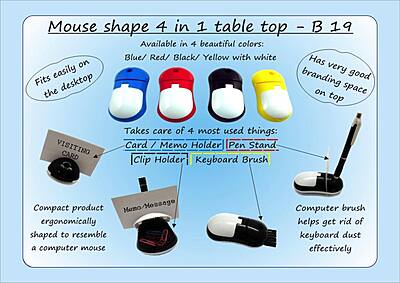 Mouse shape 4 in 1 table top