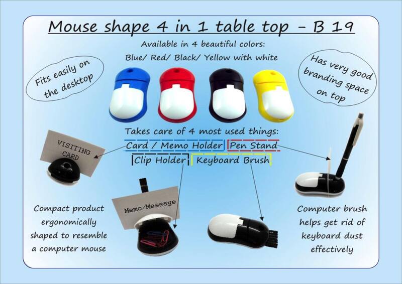 Mouse shape 4 in 1 table top Mouse shape 4 in 1 table top