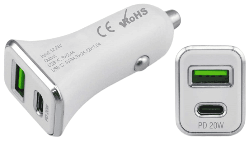 Fast car charger with USB C port Fast car charger with USB C port
