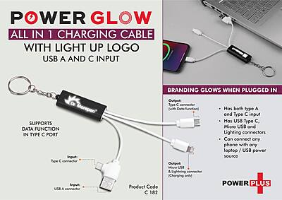 PowerGlow All in 1 Charging cable