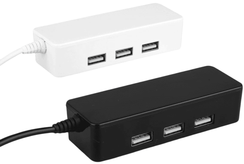 USB hub with 4 USB outputs USB hub with 4 USB outputs
