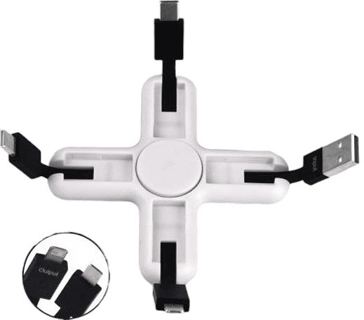 Spinner Charging cable with 4 spokes Spinner Charging cable with 4 spokes