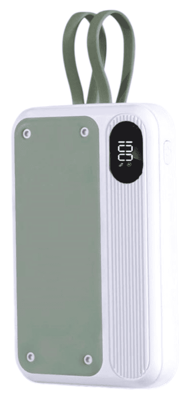 ZapX 10 Mini: 10,000 mAh Power bank with Display & In-Built Cables ZapX 10 Mini: 10,000 mAh Power bank with Display & In-Built Cables