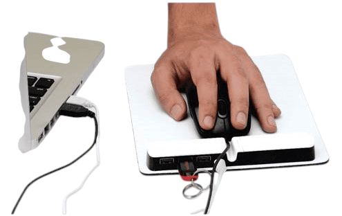 PowerPad: Mouse Pad With Usb Hub PowerPad: Mouse Pad With Usb Hub