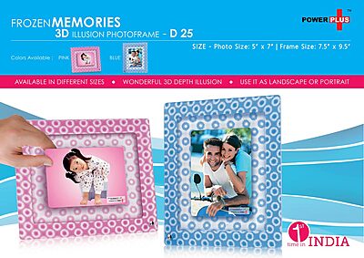 Frozen memories – 3D photo frame