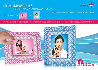 Frozen memories – 3D photo frame (3 x 4)