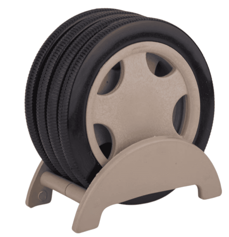 Reversible Tyre shape coaster set with stand (4 pcs) Reversible Tyre shape coaster set with stand (4 pcs)