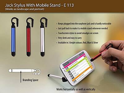 Jack Stylus With Mobile Stand