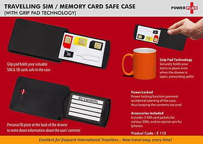 Travelling Sd/Sim Card Safe Case