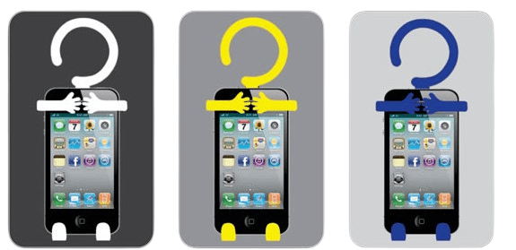 Mr. Notty: Flexible mobile holder