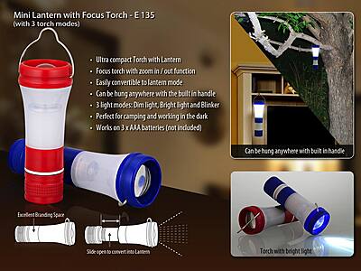 Mini Lantern with focus torch