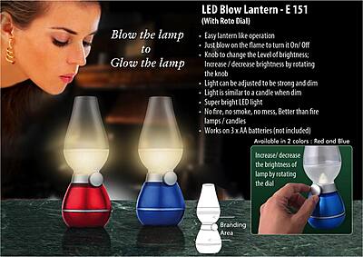 Blow lantern with roto dial
