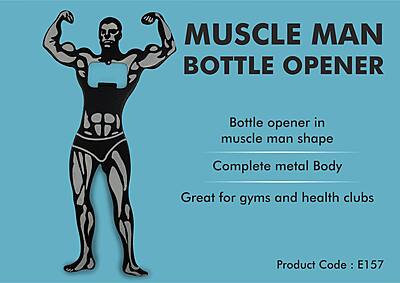 Muscle man Bottle opener