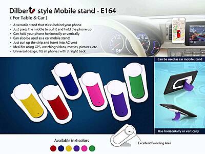 Dilbert style Mobile holder | For Table & Car Vent