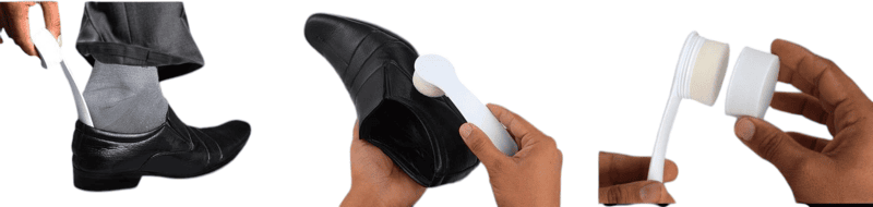Shoe shiner with Shoe horn Shoe shiner with Shoe horn