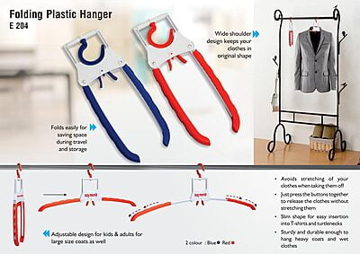 Folding Plastic Hanger