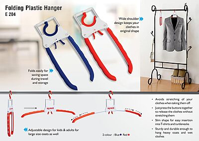 Folding Plastic hanger