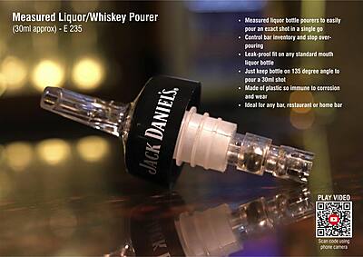 Measured Liquor/whiskey pourer