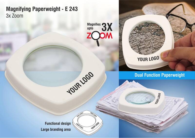 Magnifying paperweight