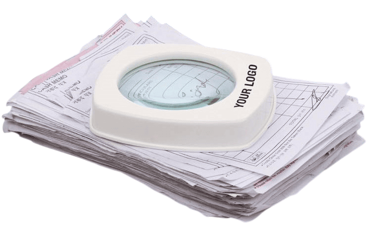 Magnifying paperweight