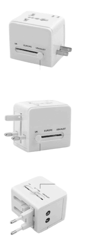 World travel Adaptor with Double USB