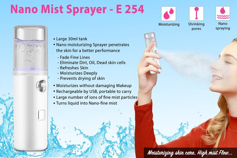 Nano Mist sprayer | Useful for Sanitizing and Cosmetic purpose Nano Mist sprayer | Useful for Sanitizing and Cosmetic purpose