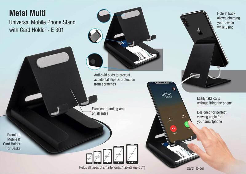 Metal multi mobile stand with Visiting card holder Metal multi mobile stand with Visiting card holder