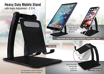 Heavy duty Metal Mobile stand with angle adjustment