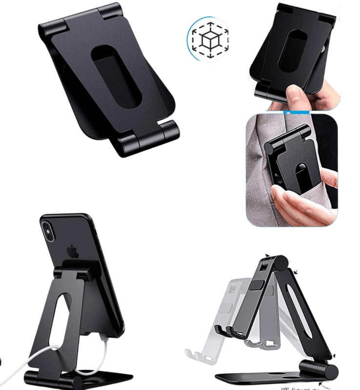 Flexo: Folding Metal Mobile Stand for Smartphones and Tabs Flexo: Folding Metal Mobile Stand for Smartphones and Tabs