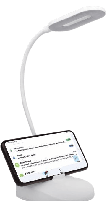Rechargeable Flexi table lamp with Mobile stand Rechargeable Flexi table lamp with Mobile stand