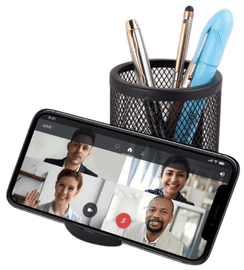 Round Wiro tumbler with Slide-out Phone Stand Round Wiro tumbler with Slide-out Phone Stand