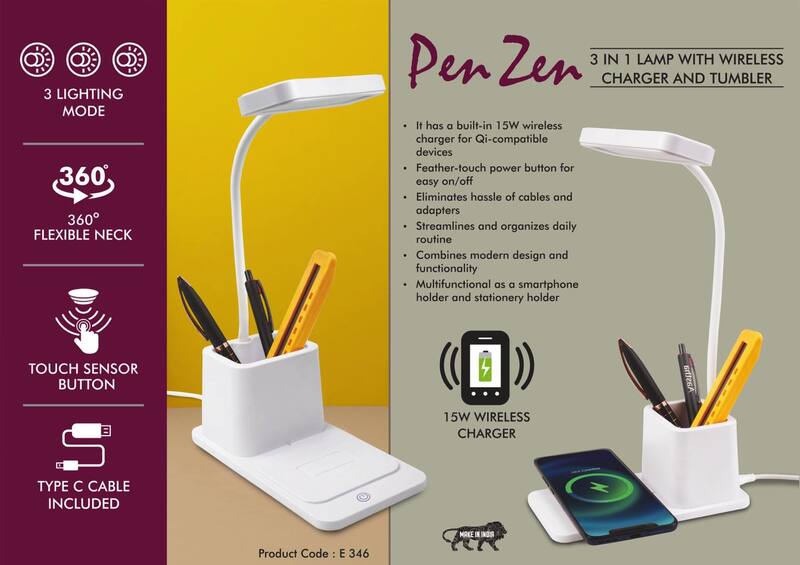 PenZen: 3 in 1 Lamp with 15W Wireless Charger and Tumbler PenZen: 3 in 1 Lamp with 15W Wireless Charger and Tumbler