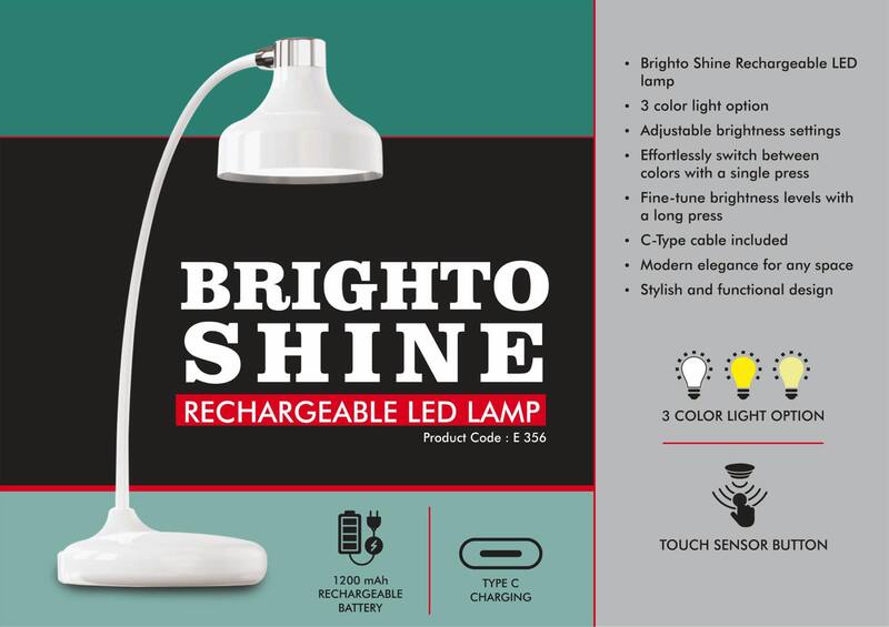 Brighto Shine : Rechargeable LED lamp Brighto Shine : Rechargeable LED lamp