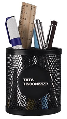 Orbit Wave: Round Wiro tumbler with S shape partition & Round Branding Plate