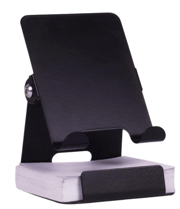 TiltX Pad: Large size Adjustable metal mobile stand with writing pad TiltX Pad: Large size Adjustable metal mobile stand with writing pad
