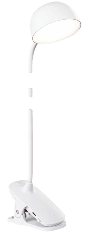 Taplite Clippy: Rechargeable LED lamp with clip on base