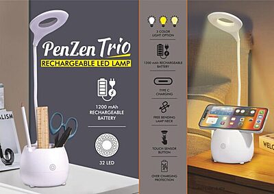 PenZen Trio: Rechargeable LED lamp
