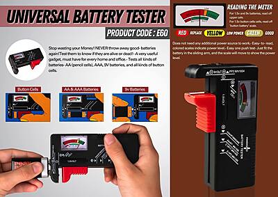 Power Plus universal battery tester