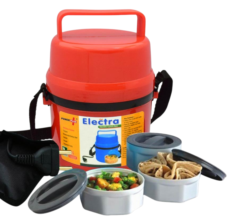 Power Plus Electra Lunch Box Plastic- 3 Container Power Plus Electra Lunch Box Plastic- 3 Container