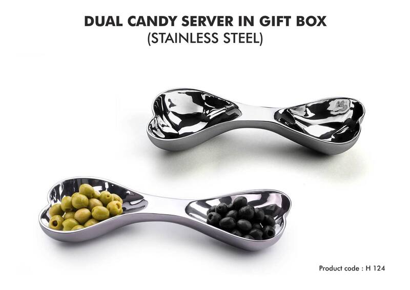 Stainless steel Dual Candy Server