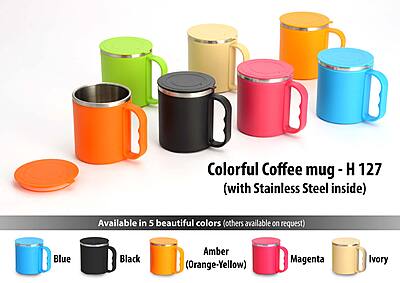 Colorful Steel coffee mug