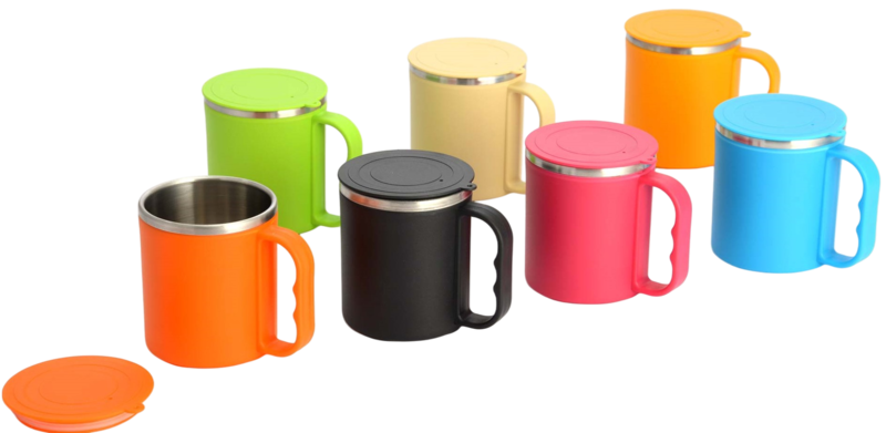 Colorful Steel coffee mug