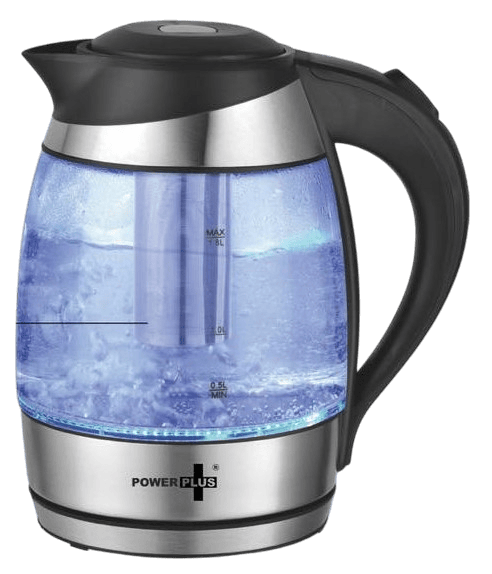 Glass Kettle With Tea Infuser Basket & LED Illumination Glass Kettle With Tea Infuser Basket & LED Illumination
